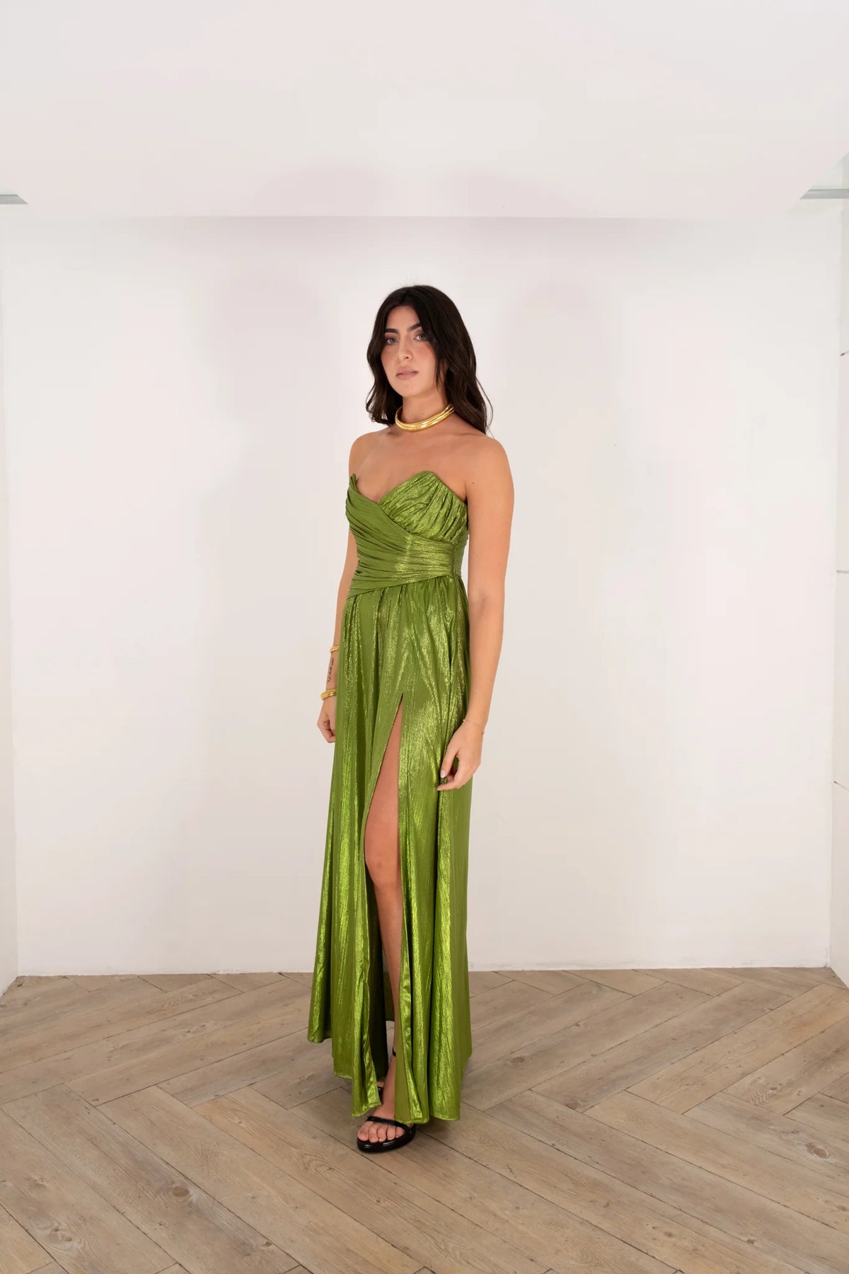 ainsley maxi dress Ainsley Cap Sleeve Corset Maxi Dress - Butter Yellow